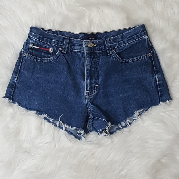 Tommy Hilfiger Pants - Tommy Jeans 90's Frayed Hem Jean Shorts